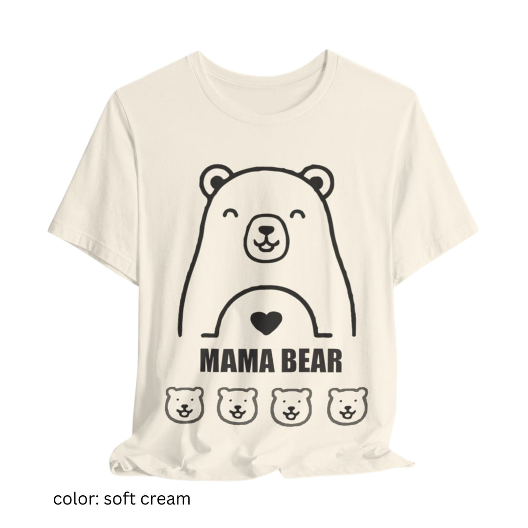 Cute Mama Bear Drawing T-Shirt