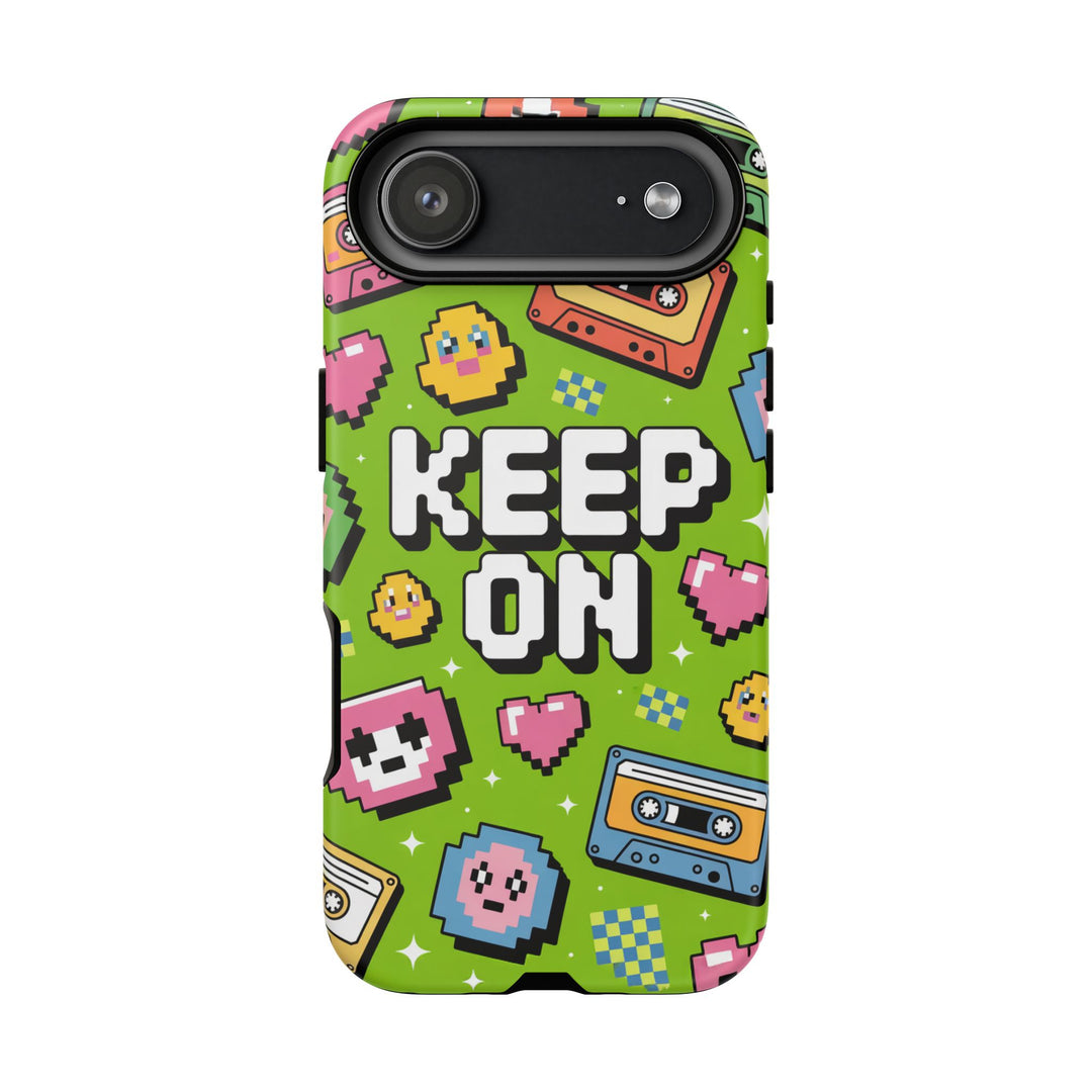 Tough Phone Case - Retro Green