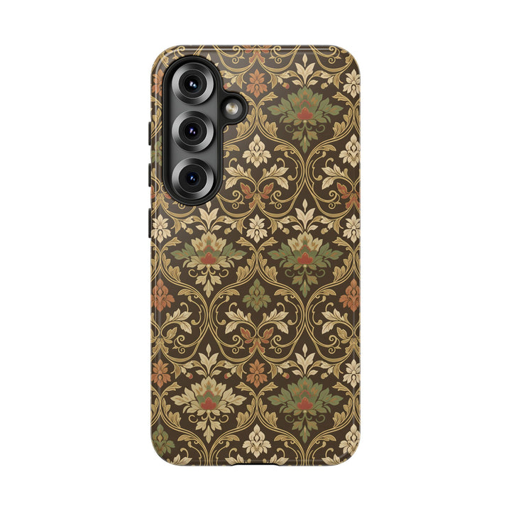 Traditional Batik Pattern Tough Phone Cases Personalizable - Elegant Floral