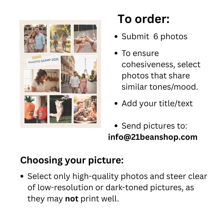 Personalized  Plush Blanket - Photo Dump 1