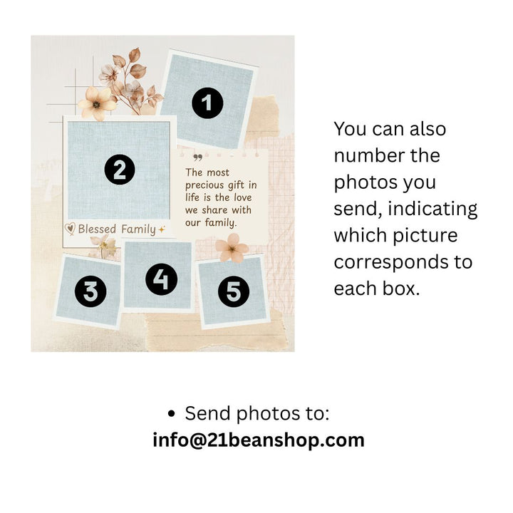 Personalized  Plush Blanket - Family 1