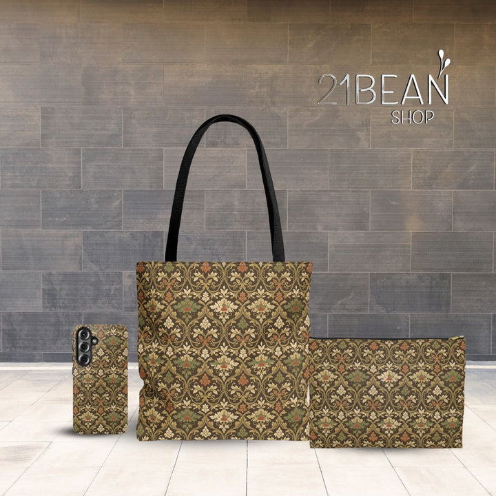 Batik Print Makeup And Accessory Pouch -  Traditional Pattern 11