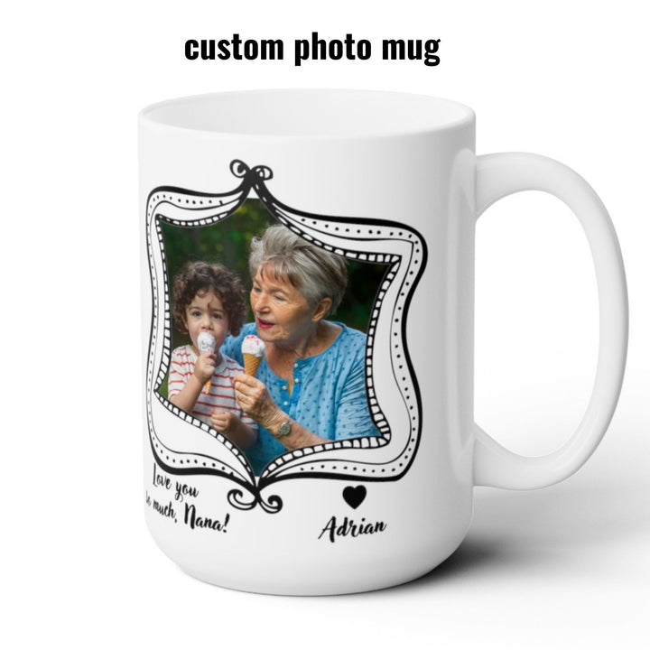 Custom Photo Mug Grandma Gift
