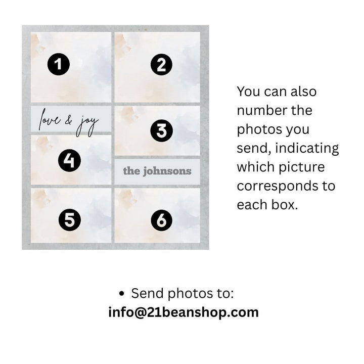 Personalized  Plush Blanket - Love And Joy