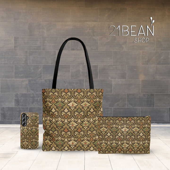 Batik Print Tote Bag -   Traditional Pattern 11