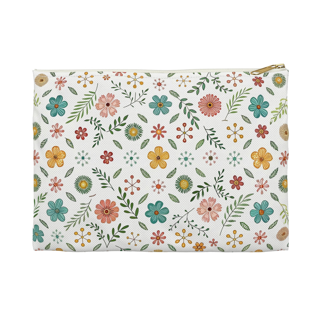 Copy of Floral Accessory Pouch - Boho Style Organizer for Makeup, Travel, Gifts, and Daily Essentials