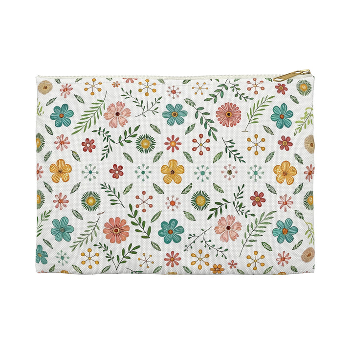 Copy of Floral Accessory Pouch - Boho Style Organizer for Makeup, Travel, Gifts, and Daily Essentials