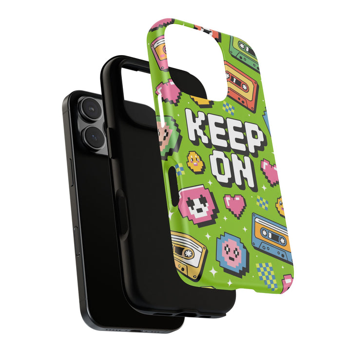 Tough Phone Case - Retro Green