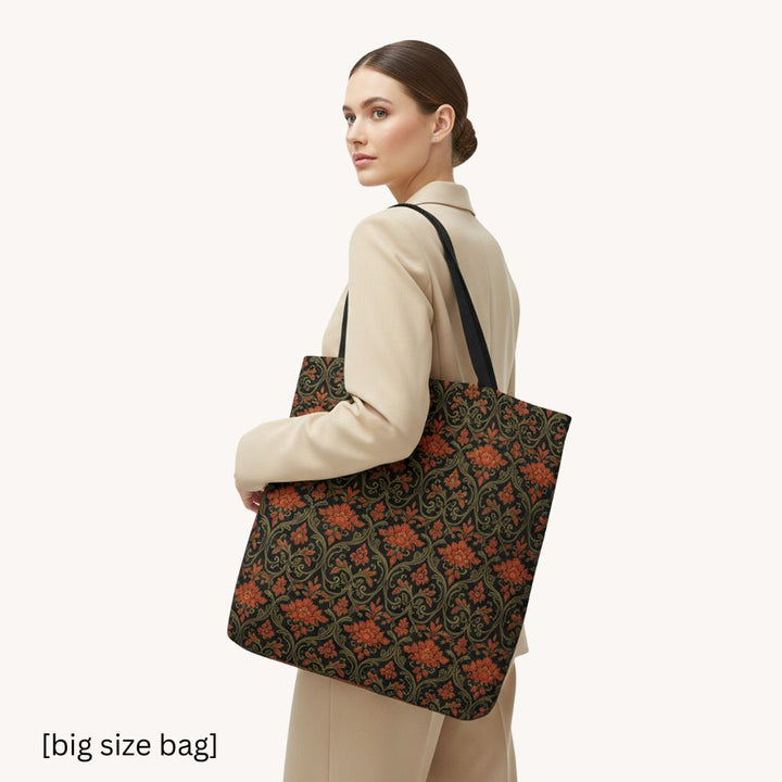 Batik Print Tote Bag -   Traditional Pattern 12