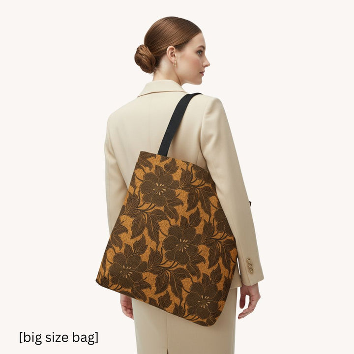 Batik Print Tote Bag -   Traditional Pattern 9