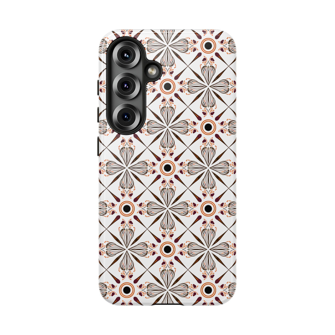 Traditional Batik Pattern Tough Phone Cases Personalizable - Modern Batik Pattern