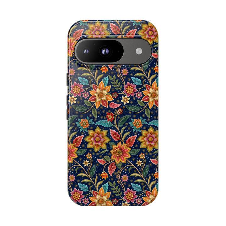 Modern Batik Pattern Tough Phone Cases Personalizable - Flower 10