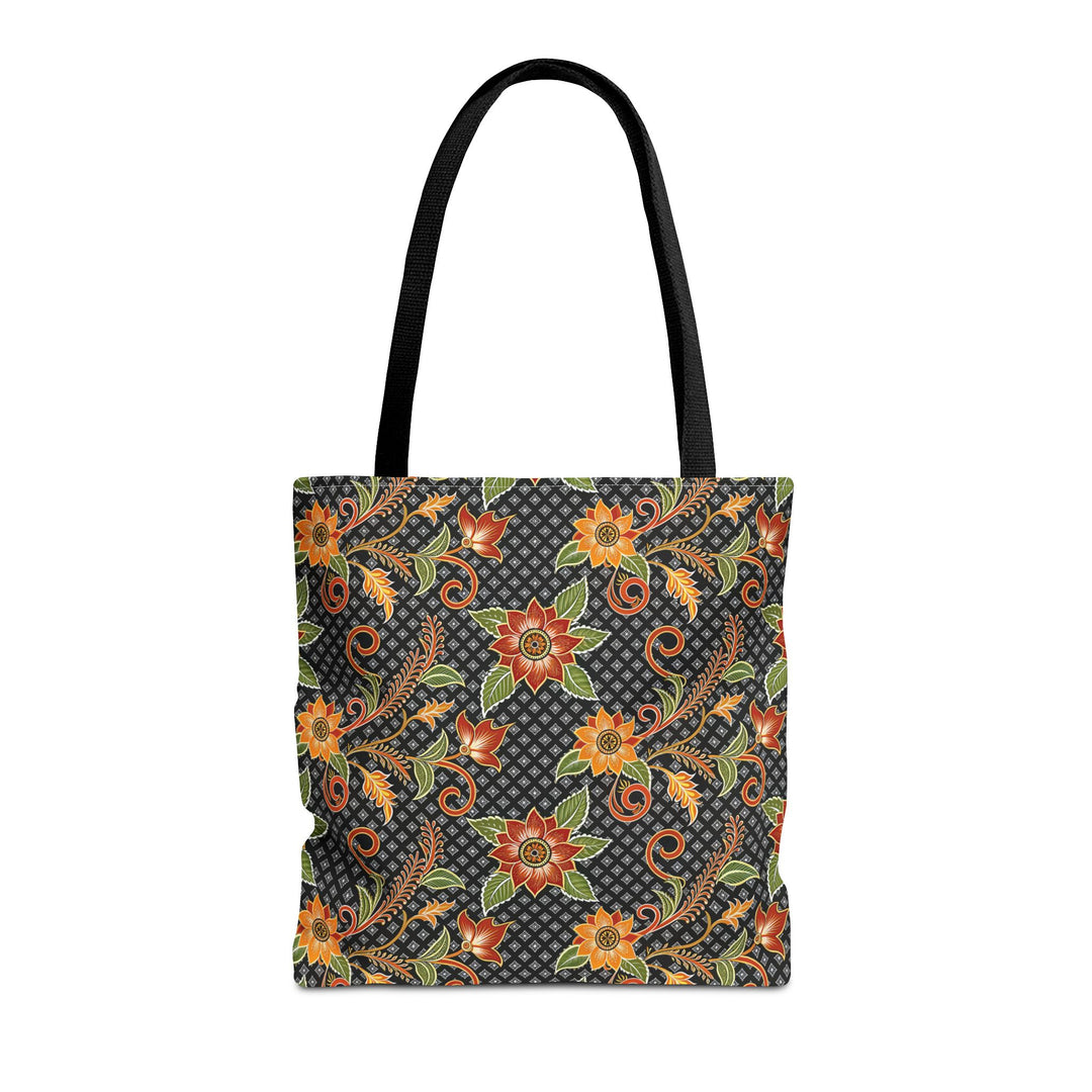 Batik Print Tote Bag -  Batik Flower 3