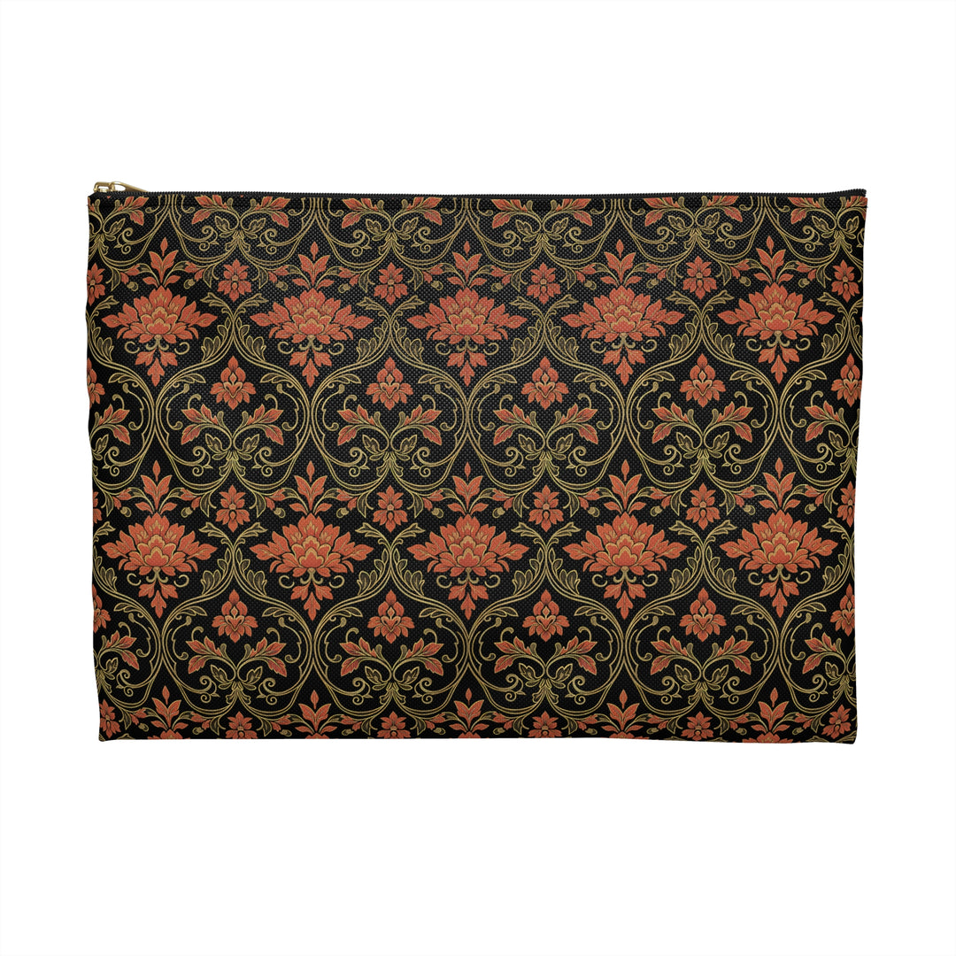 Batik Print Makeup And Accessory Pouch -  Traditional Pattern 12