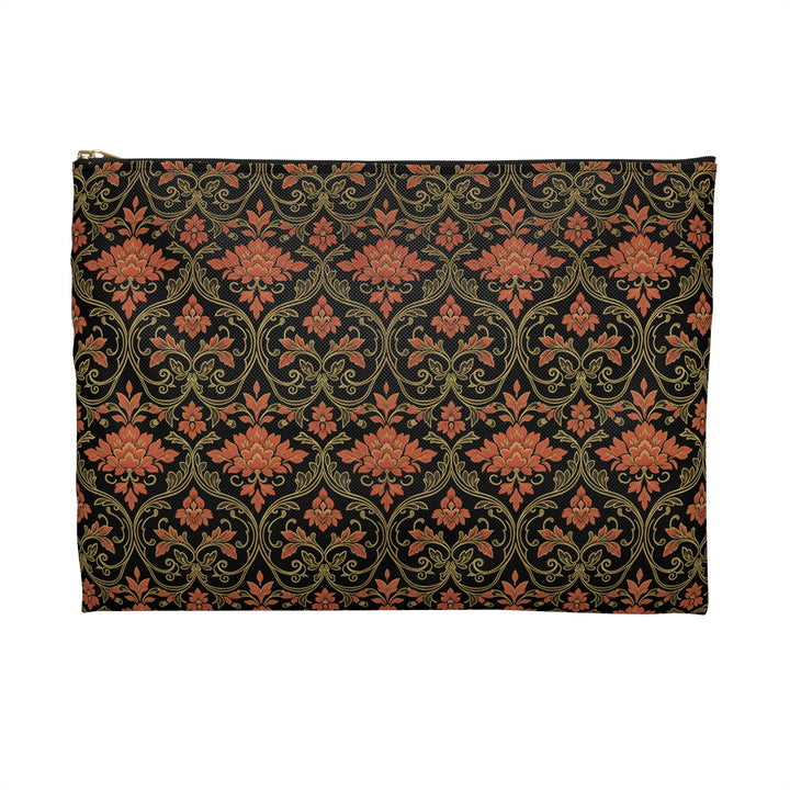 Batik Print Makeup And Accessory Pouch -  Traditional Pattern 12