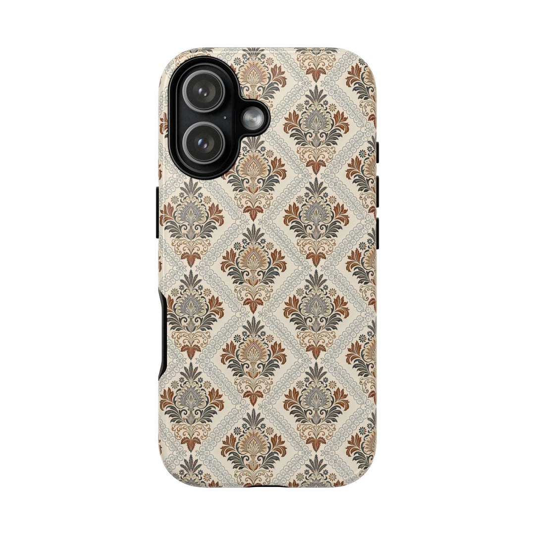 Modern Batik Pattern Tough Phone Cases Personalizable - Toile 3