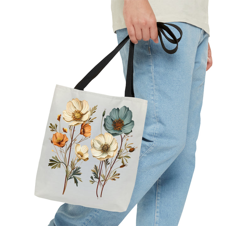 Blue Meadow Flowers Tote Bag