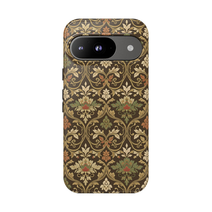 Traditional Batik Pattern Tough Phone Cases Personalizable - Elegant Floral
