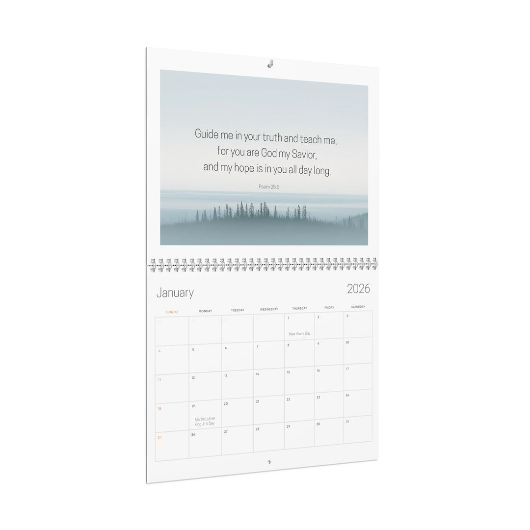 2026 Wall Calendar Abstract Landscape  - Personalized