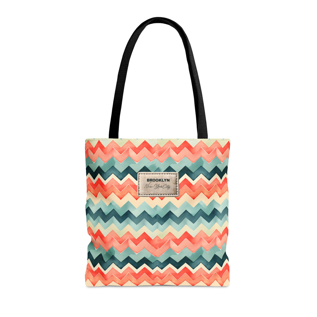 Colorful Chevron Pattern Tote Bag For Everyday Use