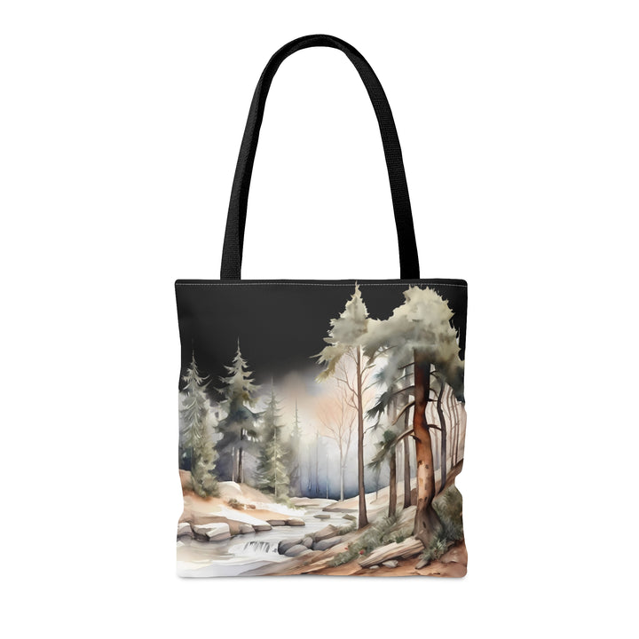 Woodland Animal Holiday Tote Bag Personalized
