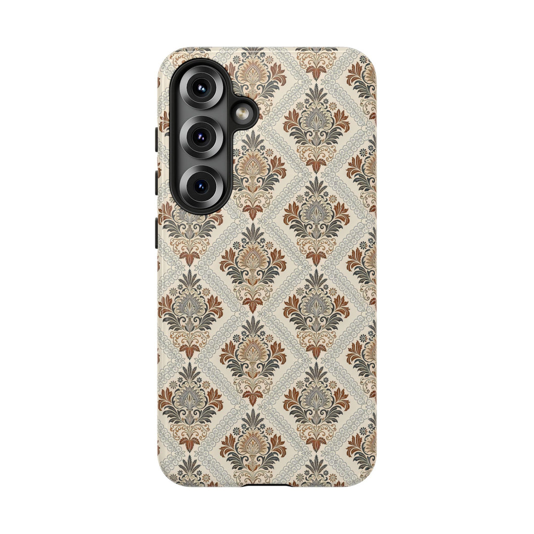 Modern Batik Pattern Tough Phone Cases Personalizable - Toile 3