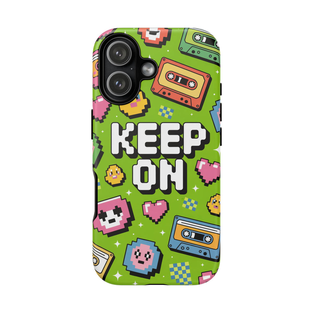 Tough Phone Case - Retro Green