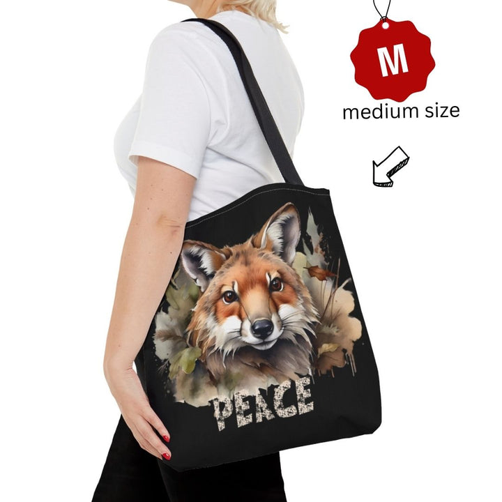 Woodland Animal Holiday Tote Bag Personalized