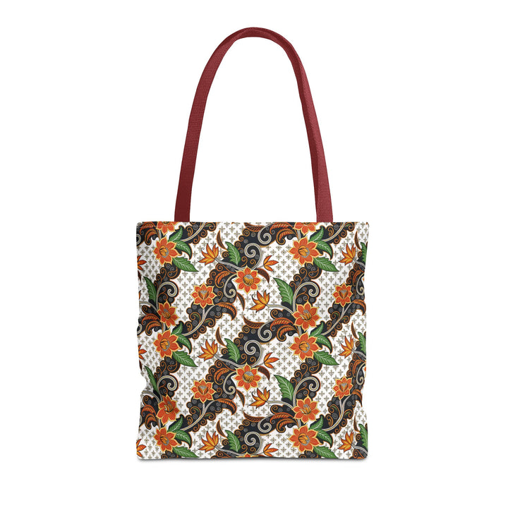 Batik Print Tote Bag -  Batik Flower 2