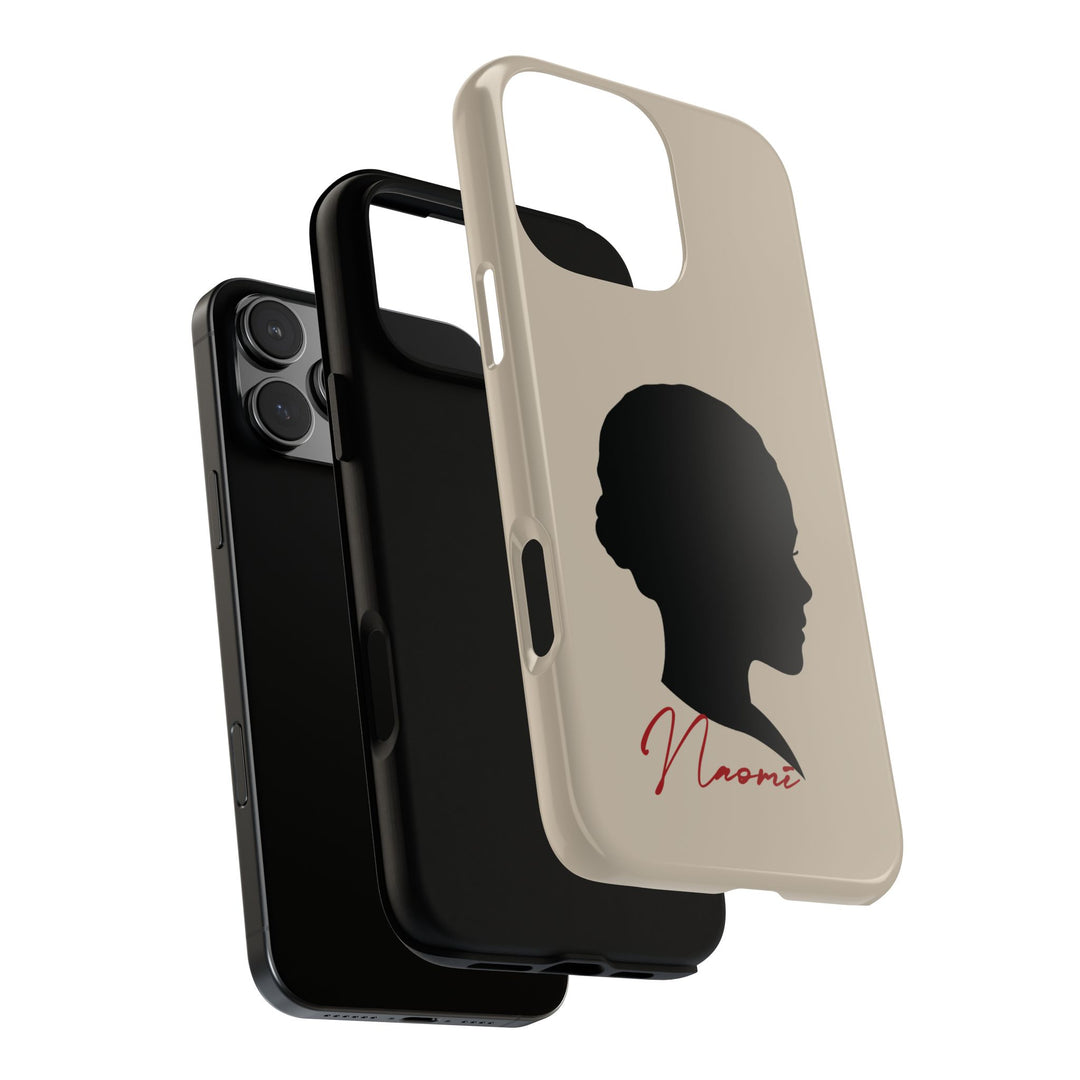 Custom Photo Silhouette On Tough Phone Case