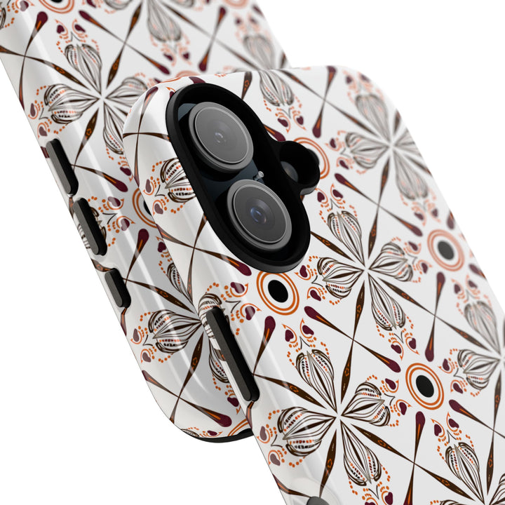 Traditional Batik Pattern Tough Phone Cases Personalizable - Modern Batik Pattern