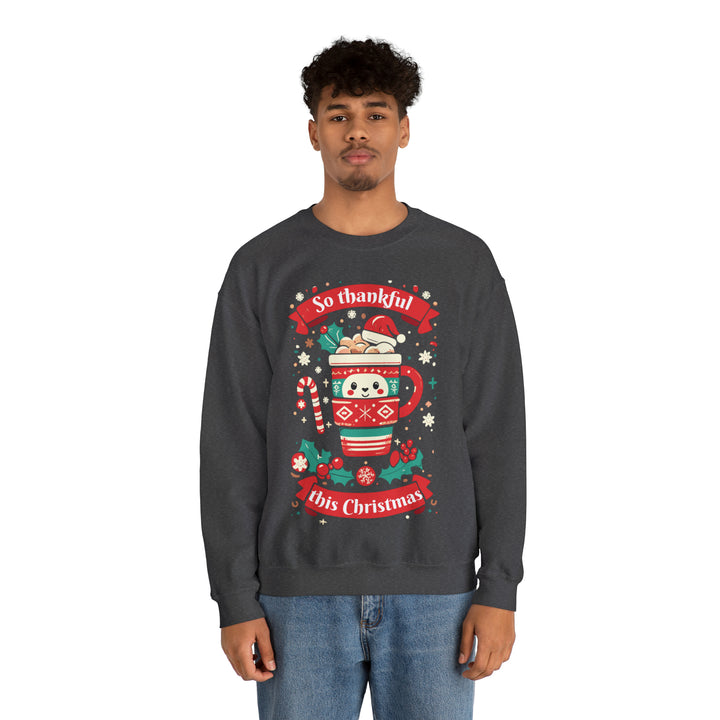 Unisex Heavy Blend™ Crewneck Sweatshirt, So Thankful Christmas