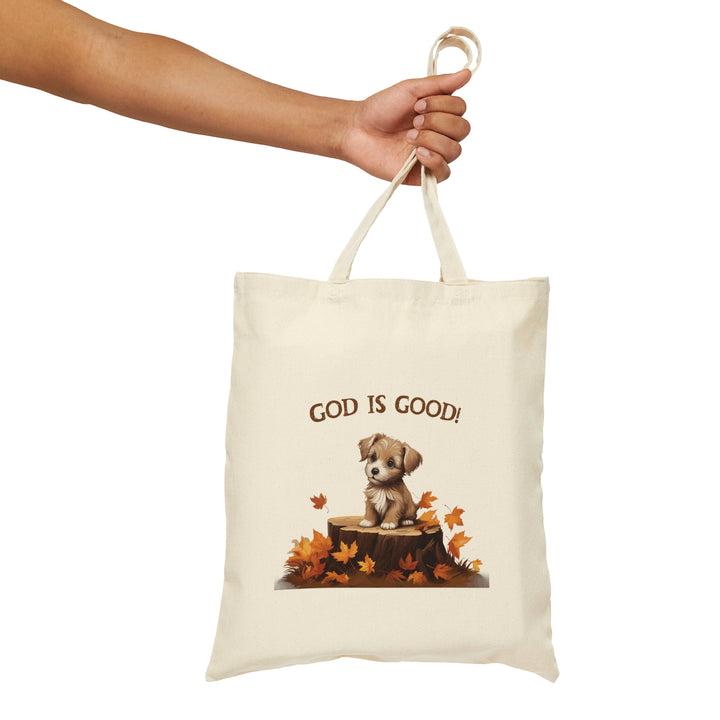 God Is Good Cotton Canvas Tote Bag