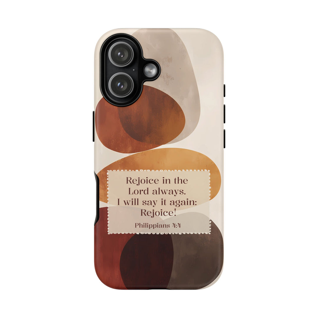 Tough Phone Case Personalized - Warm Tones Abstract 1