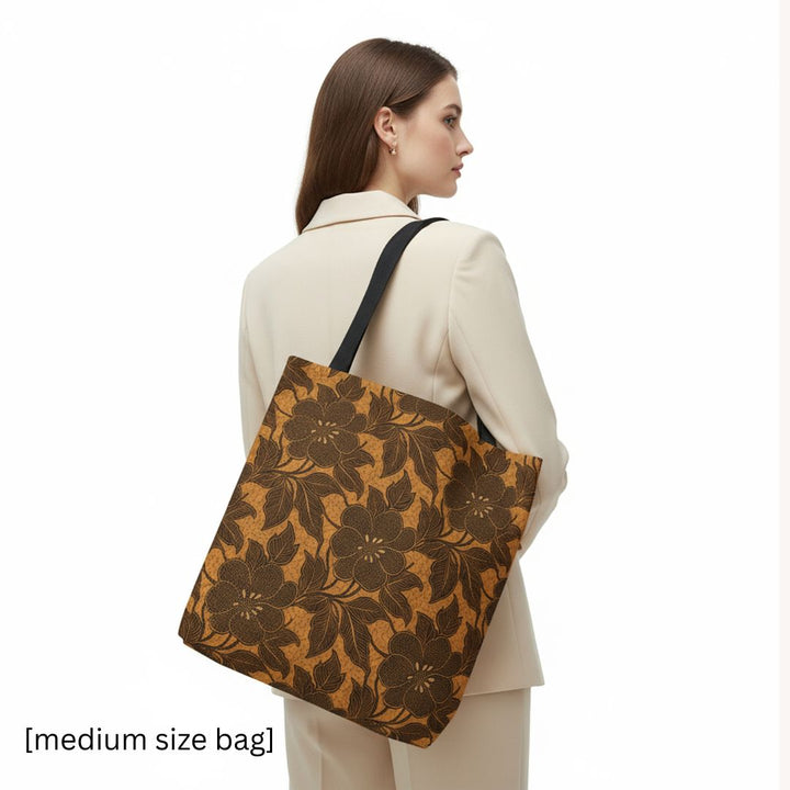 Batik Print Tote Bag -   Traditional Pattern 9