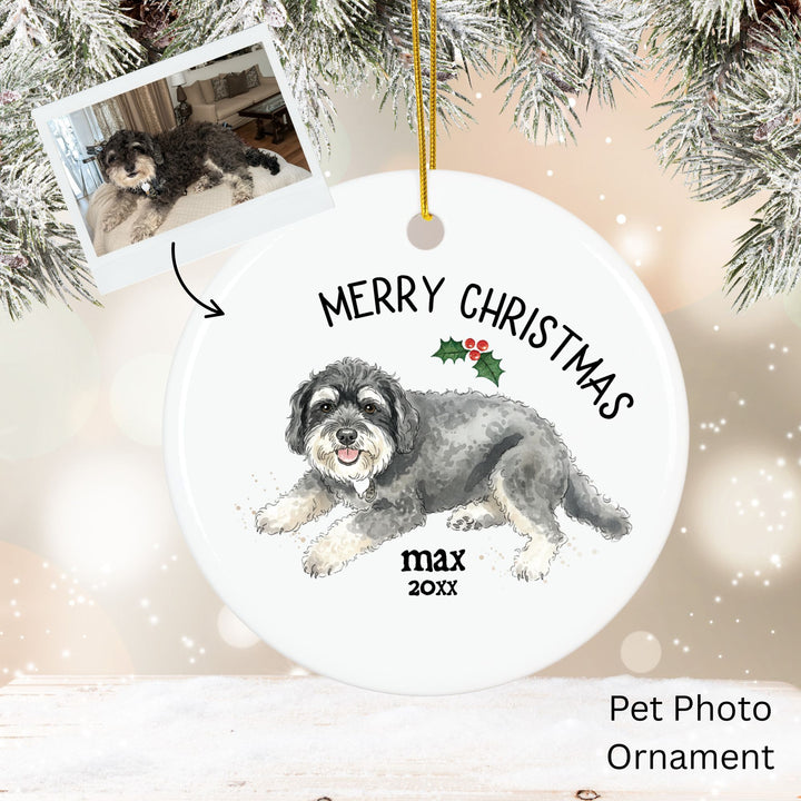 Personalized Pet Photo Christmas Ornament: Pet Picture Ornament