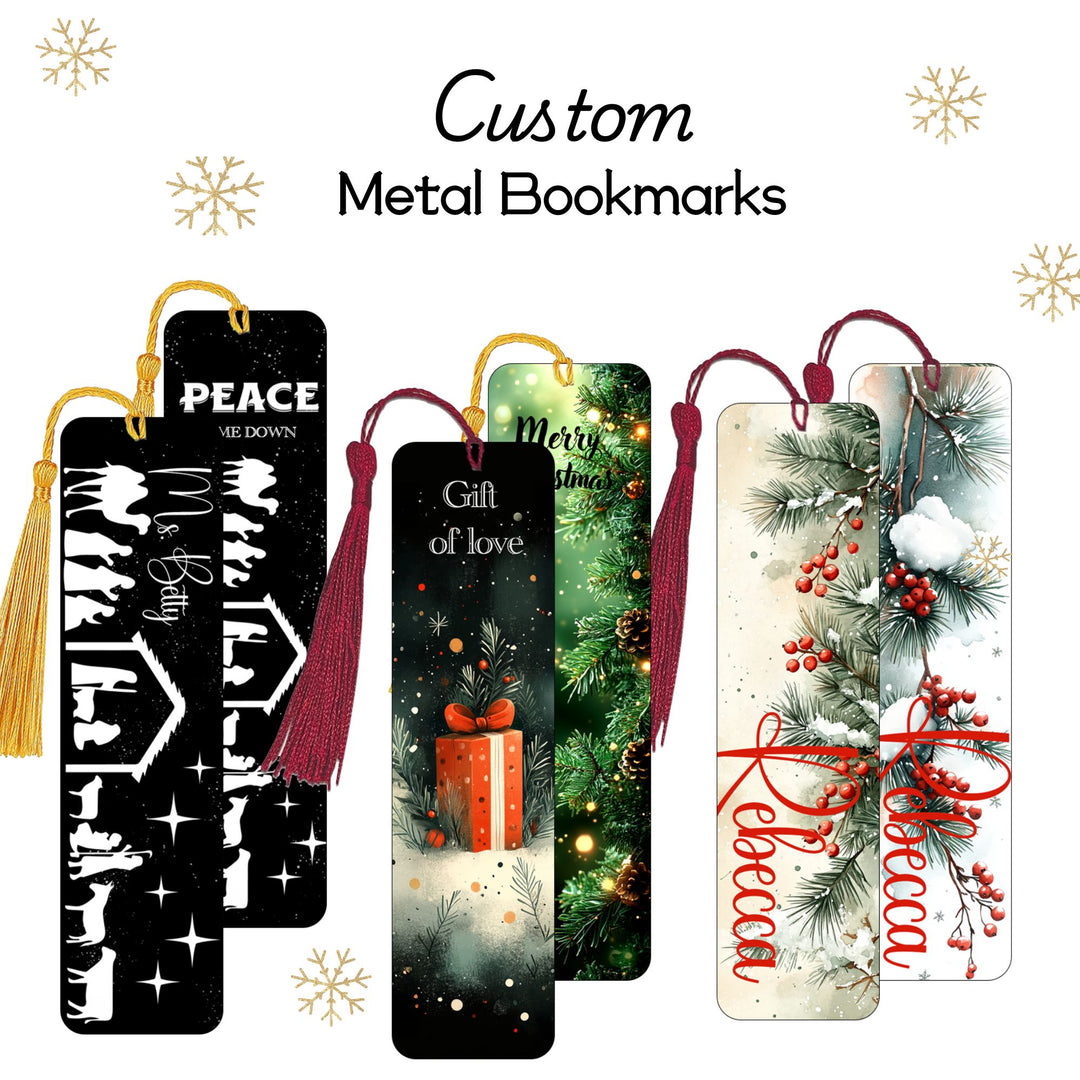 Personalized Metal Bookmarks