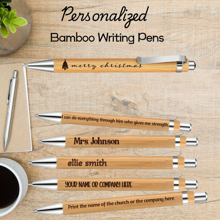 Personalized Bamboo Pens