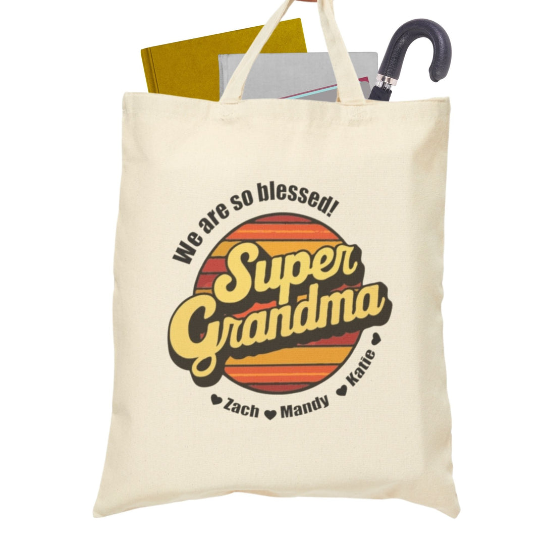 Super Grandma Canvas Tote Bag