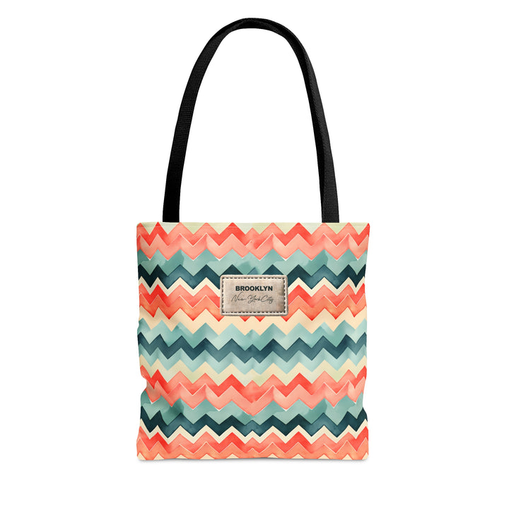 Colorful Chevron Pattern Tote Bag For Everyday Use