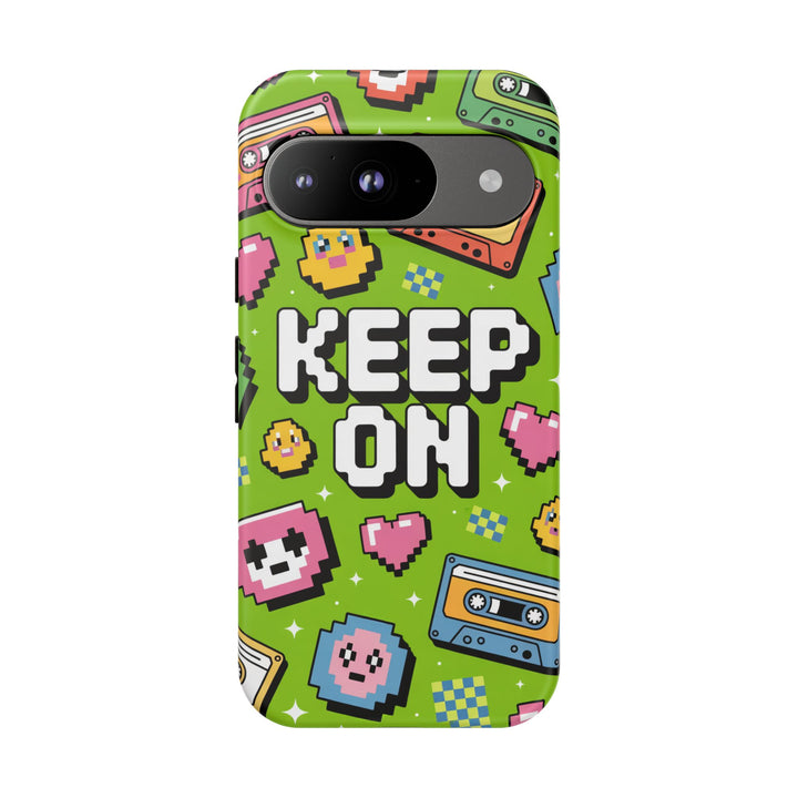 Tough Phone Case - Retro Green