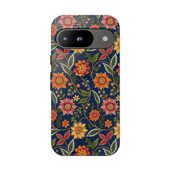 Modern Batik Pattern Tough Phone Cases Personalizable - Flower 7