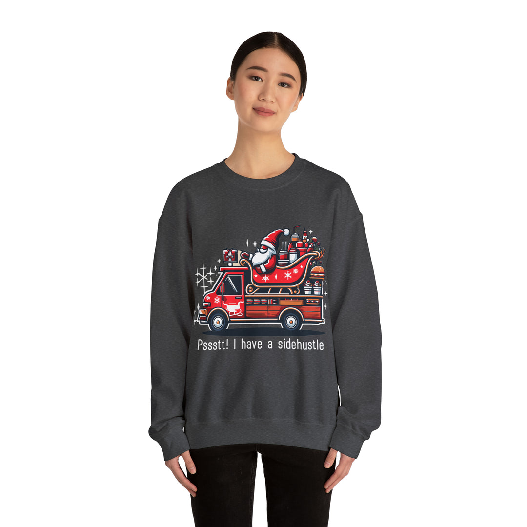 Unisex Heavy Blend™ Crewneck Sweatshirt, Santa Has Sidehusle