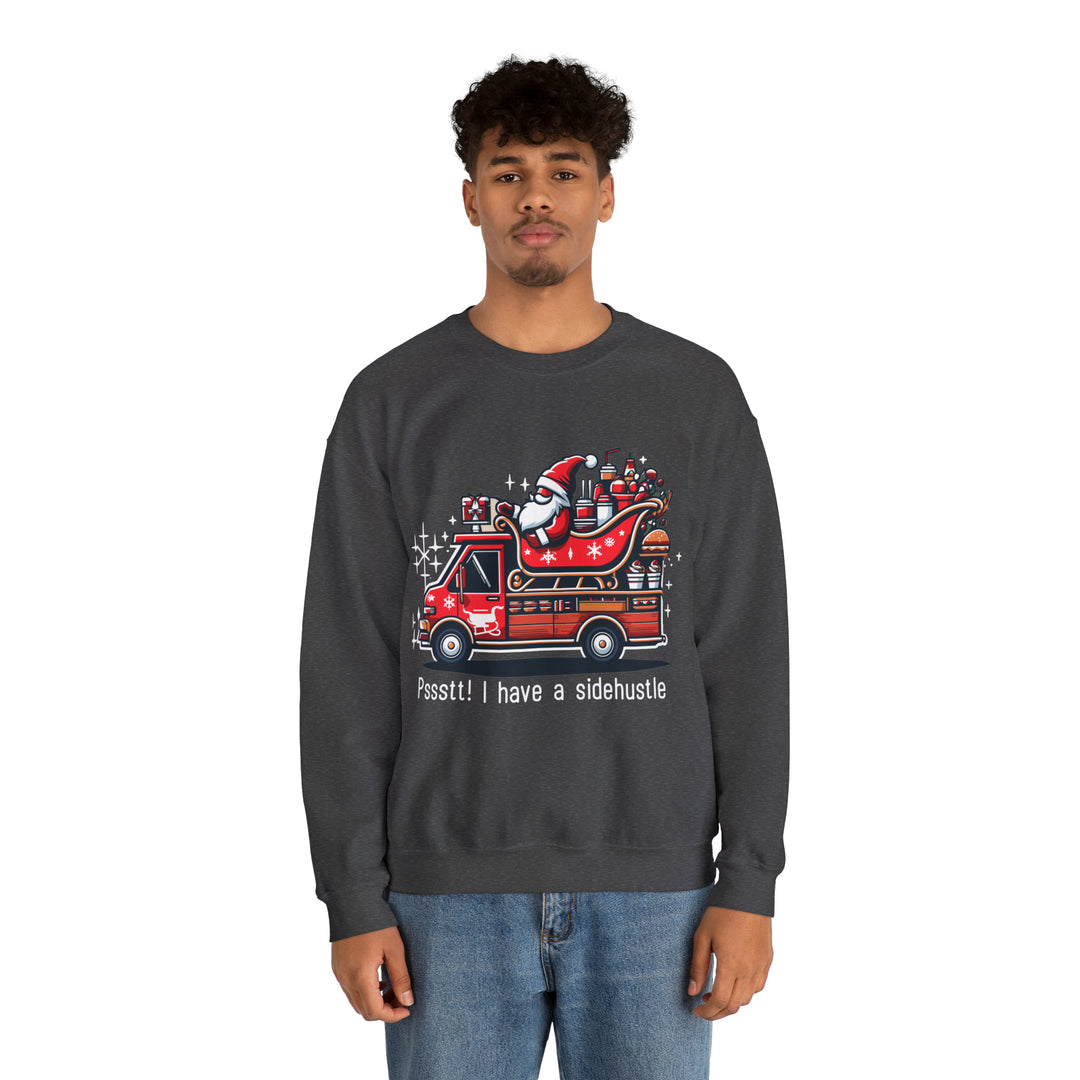 Unisex Heavy Blend™ Crewneck Sweatshirt, Santa Has Sidehusle