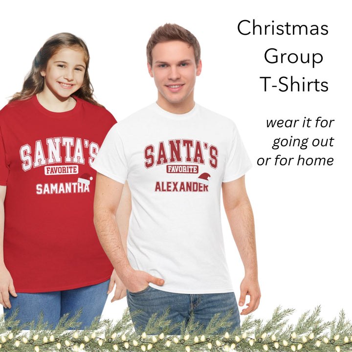 Group Shirts - Santa's Favorite Short Sleeves