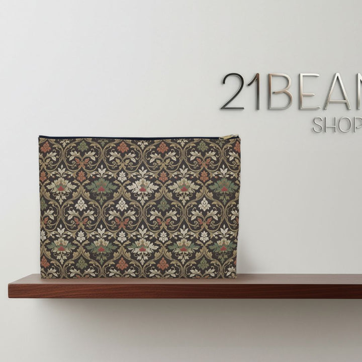 Batik Print Makeup And Accessory Pouch -  Traditional Pattern 11