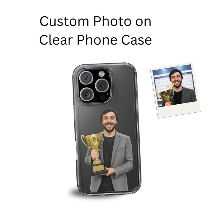 Custom Photo On Clear Phone Case - Print Your Photo