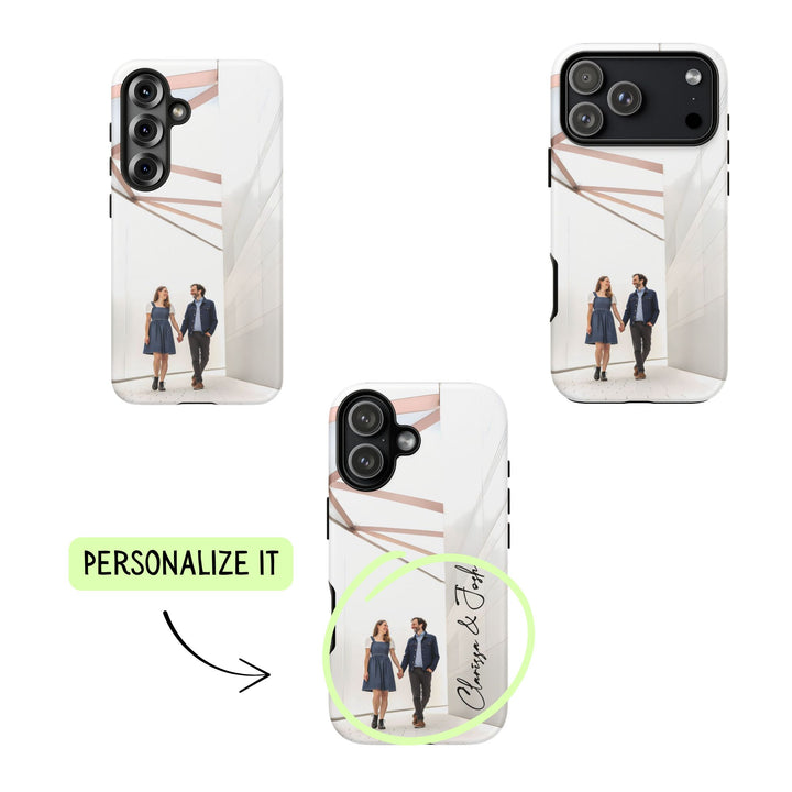 Though Phone Case With Photo -  Fine Art Style Custom Photo Phone Case