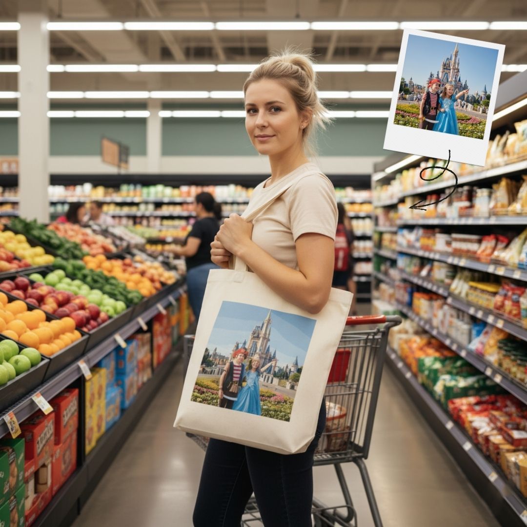 Custom Photo Tote Bag