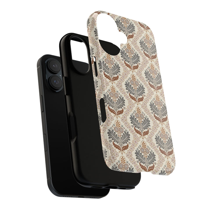 Modern Batik Pattern Tough Phone Cases Personalizable - Toile 1